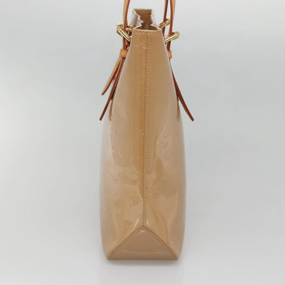 LOUIS VUITTON Monogram Vernis Brentwood Shoulder Bag Noisette M91511 Auth gh577