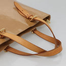 LOUIS VUITTON Monogram Vernis Brentwood Shoulder Bag Noisette M91511 Auth gh577-7