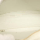 CHANEL Matelasse Chain Shoulder Bag Caviar Skin White Gold CC Auth gh580-18