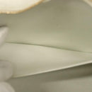 CHANEL Matelasse Chain Shoulder Bag Caviar Skin White Gold CC Auth gh580-21