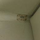 CHANEL Matelasse Chain Shoulder Bag Caviar Skin White Gold CC Auth gh580-22