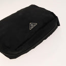 PRADA Pouch Nylon 3Set Black Pink Auth gh587-5