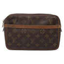 LOUIS VUITTON Monogram Compiegne 23 Clutch Bag M51847 LV Auth gh593-13