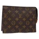 LOUIS VUITTON Monogram Poche Toilette 19 Pouch M47544 LV Auth gh597-1