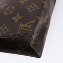 LOUIS VUITTON Monogram Poche Toilette 19 Pouch M47544 LV Auth gh597-16