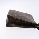 LOUIS VUITTON Monogram Poche Toilette 19 Pouch M47544 LV Auth gh597-3
