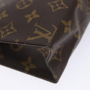 LOUIS VUITTON Monogram Poche Toilette 19 Pouch M47544 LV Auth gh597-14