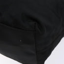 PRADA Hand Bag Nylon Black Silver Auth gh600-9