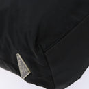 PRADA Hand Bag Nylon Black Silver Auth gh600-14
