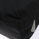 PRADA Hand Bag Nylon Black Silver Auth gh600-15