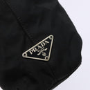 PRADA Hand Bag Nylon Black Silver Auth gh600-10