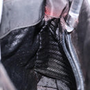 PRADA Hand Bag Nylon Black Silver Auth gh600-19