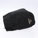 PRADA Hand Bag Nylon Black Silver Auth gh600-4