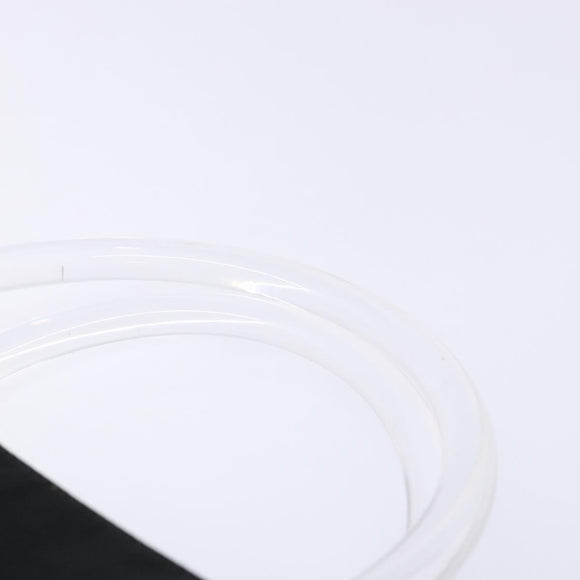 PRADA Hand Bag Nylon Black Silver Auth gh600