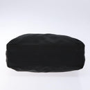 PRADA Hand Bag Nylon Black Silver Auth gh600-5