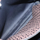 FENDI Zucchino Canvas Tote Bag Brown Silver Auth gh605-22