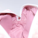 Christian Dior Trotter Canvas Pouch PVC Pink Silver Auth gh608-15