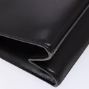 GUCCI Shoulder Bag Patent leather Black Silver Auth gh609-14