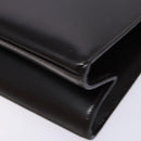 GUCCI Shoulder Bag Patent leather Black Silver Auth gh609-15