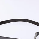 GUCCI Shoulder Bag Patent leather Black Silver Auth gh609-8