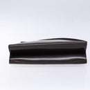 GUCCI Shoulder Bag Patent leather Black Silver Auth gh609-5