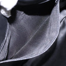 BALLY Hand Bag Leather Gray Gold Auth gh611-22