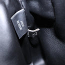 BALLY Hand Bag Leather Gray Gold Auth gh611-11