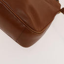 GUCCI Bamboo Hand Bag Leather 2way Brown Gold 001 2113 1638 Auth gh612-9