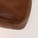 GUCCI Bamboo Hand Bag Leather 2way Brown Gold 001 2113 1638 Auth gh612-17