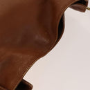 GUCCI Bamboo Hand Bag Leather 2way Brown Gold 001 2113 1638 Auth gh612-6