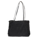 FENDI Zucca Canvas Tote Bag Black Silver Auth gh617-2