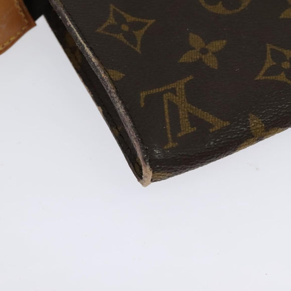 LOUIS VUITTON Monogram Bucket GM Accessory Pouch LV Auth gh618