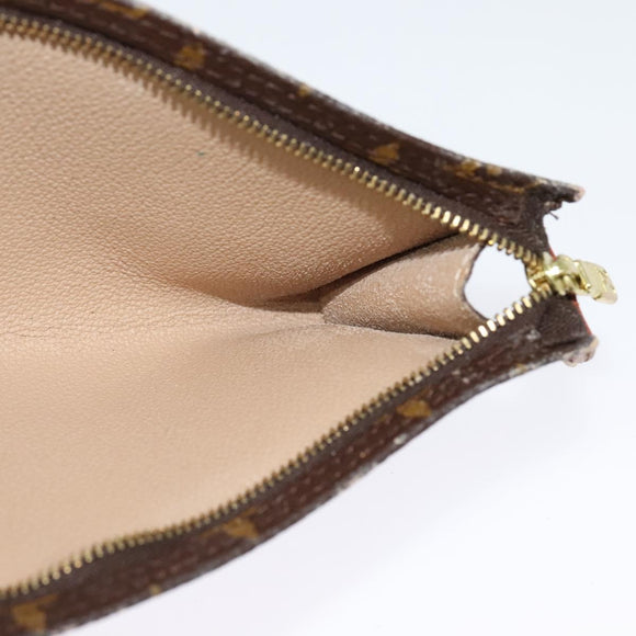 LOUIS VUITTON Monogram Bucket GM Accessory Pouch LV Auth gh618