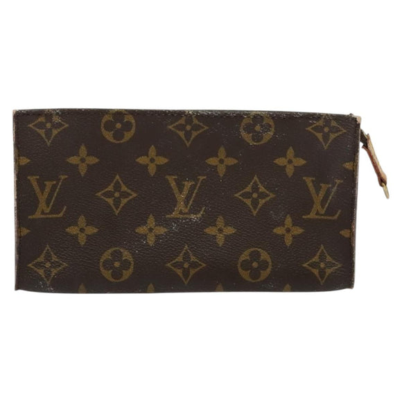 LOUIS VUITTON Monogram Bucket GM Accessory Pouch LV Auth gh618