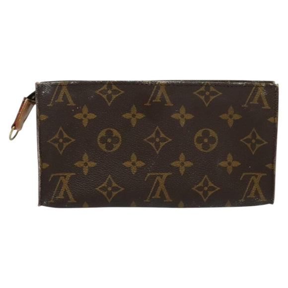 LOUIS VUITTON Monogram Bucket GM Accessory Pouch LV Auth gh618