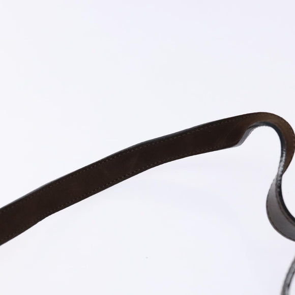 Salvatore Ferragamo Vala Shoulder Bag Suede Brown Gold Auth gh619