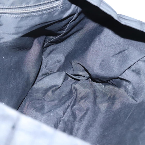 CHANEL New Travel line Tote Bag Nylon Black CC Auth gh623