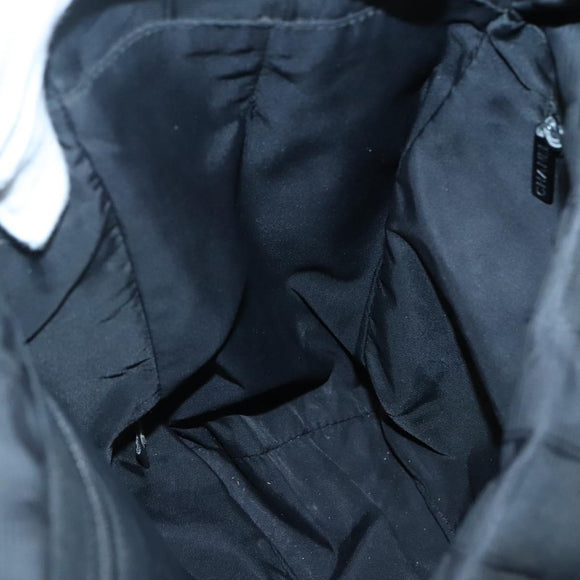 CHANEL New Travel line Tote Bag Nylon Black CC Auth gh623