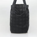 CHANEL New Travel line Tote Bag Nylon Black CC Auth gh623-3