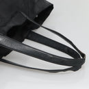 CHANEL New Travel line Tote Bag Nylon Black CC Auth gh623-7