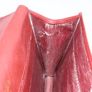 CARTIER Must Line Clutch Bag Leather Bordeaux Gold Auth gh624-16