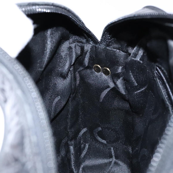 Salvatore Ferragamo Vala Shoulder Bag Leather Black Gold Auth gh626