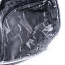 Salvatore Ferragamo Vala Shoulder Bag Leather Black Gold Auth gh626-22