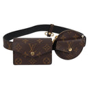 LOUIS VUITTON Monogram Ceinture Daily Multi Pocket Belt M0236 LV Auth gh628M-1