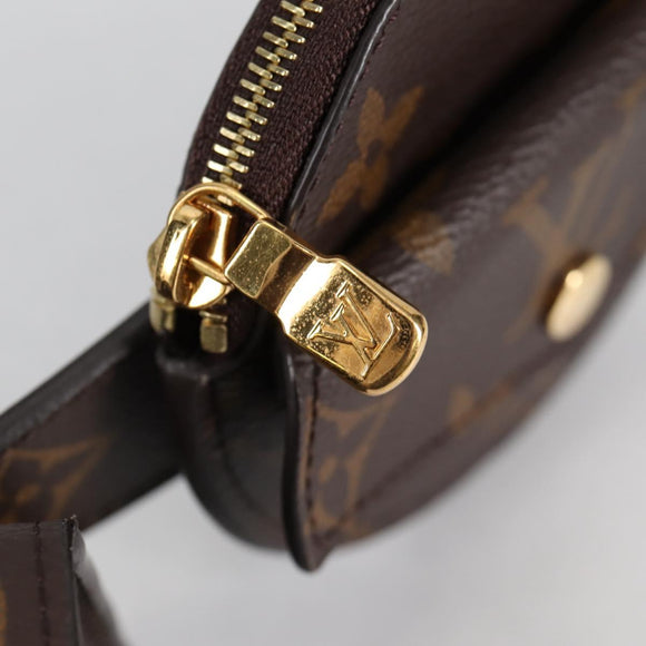 LOUIS VUITTON Monogram Ceinture Daily Multi Pocket Belt M0236 LV Auth gh628M