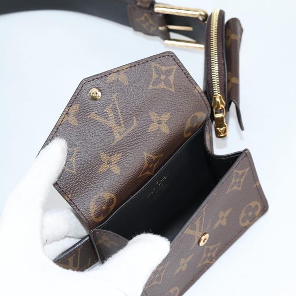 LOUIS VUITTON Monogram Ceinture Daily Multi Pocket Belt M0236 LV Auth gh628M