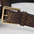 LOUIS VUITTON Monogram Ceinture Daily Multi Pocket Belt M0236 LV Auth gh628M-6