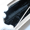 Salvatore Ferragamo Gancini Hand Bag Leather 2way Beige Gold Auth gh629-11