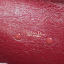 Christian Dior Trotter Canvas Clutch Bag Brown Gold Auth gh634-14