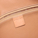 CELINE Macadam Canvas Hand Bag PVC Beige Gold Auth gh636-16